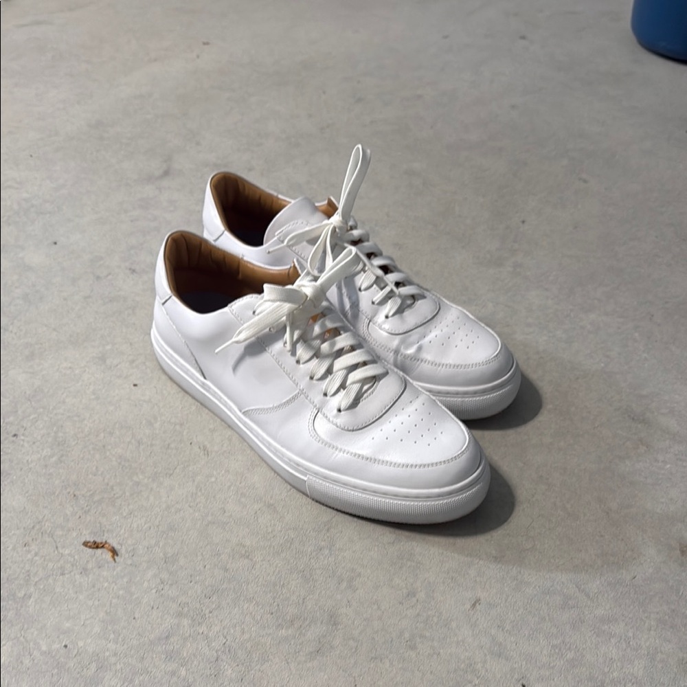 Classic White Leather Sneakers